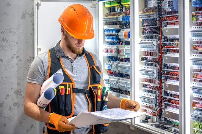 Well-maintained property entrance supported by professional electrical services